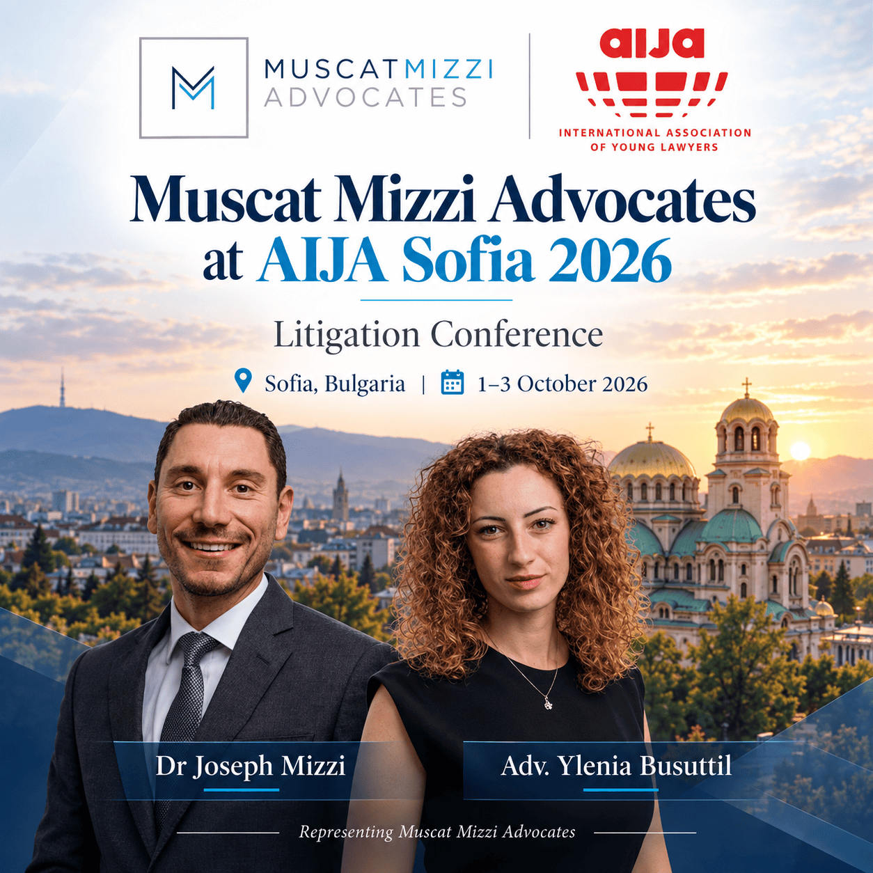 Muscat Mizzi Advocates to Attend AIJA Litigation Conference in Sofia